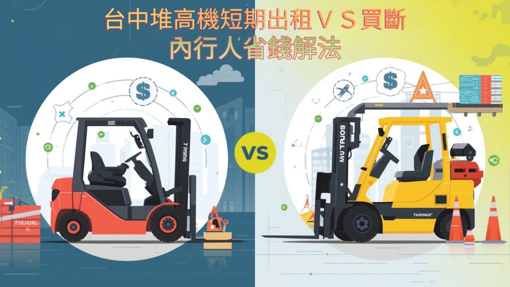 台中堆高機短期出租