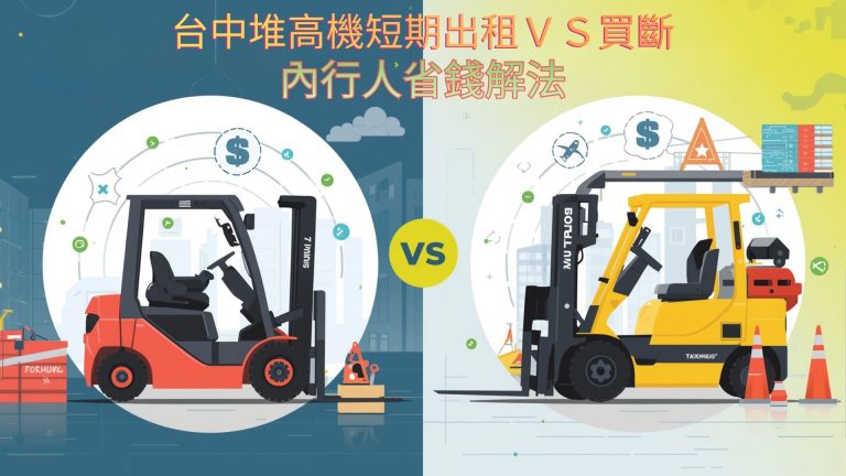 台中堆高機短期出租