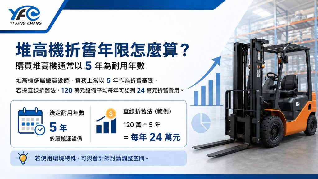 堆高機折舊年限
