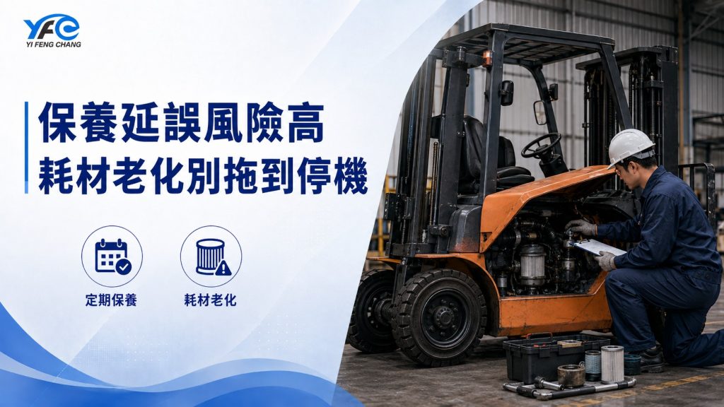堆高機冒黑煙