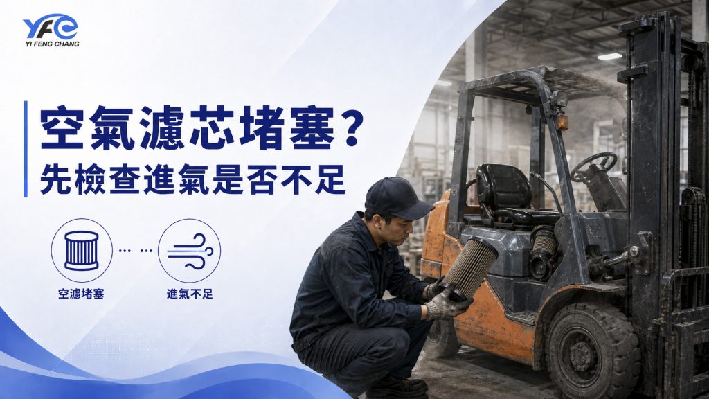 堆高機冒黑煙